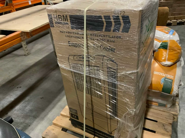 Hbm air cooler 6000m2-4000m3/u ventilator - afbeelding 2 van  2