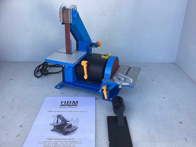 Hbm band- en schijfschuurmachine 25 x 760 mm - afbeelding 3 van  5