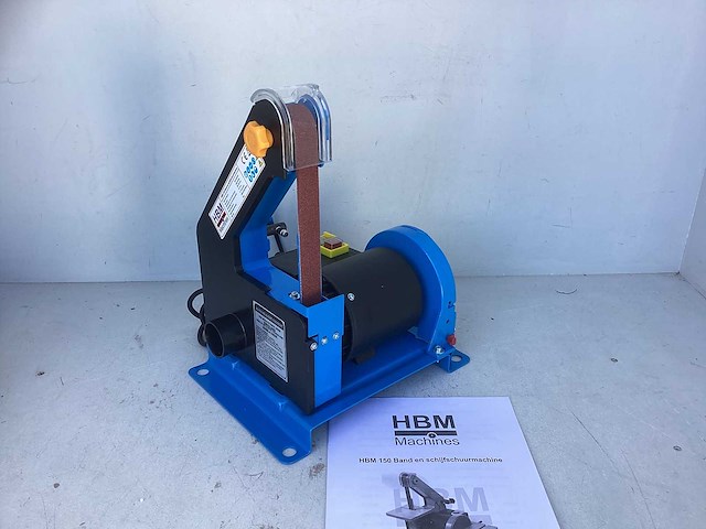 Hbm band- en schijfschuurmachine 25 x 760 mm - afbeelding 1 van  5