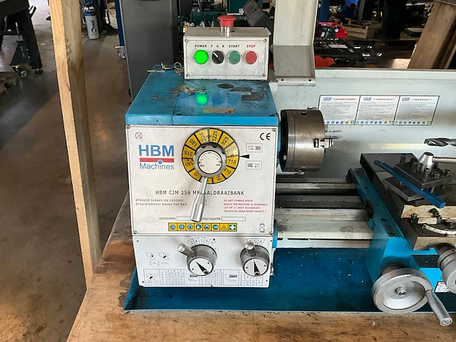 Hbm cjm 250 draaibank - afbeelding 8 van  12