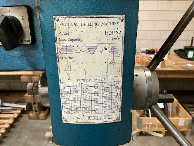 Hbm hdp32 kolomboormachine - afbeelding 3 van  11