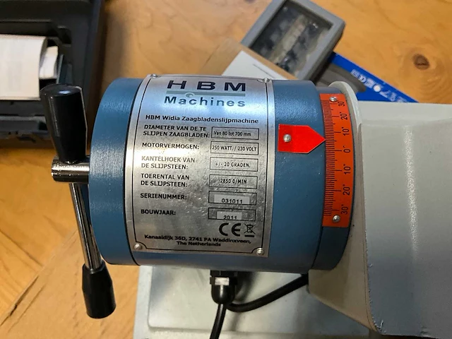 Hbm jmy8-70 zaagblad-slijpmachine - afbeelding 5 van  5
