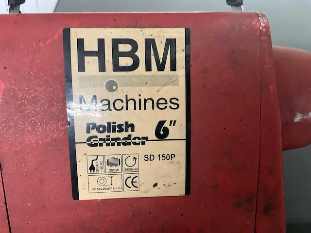 Hbm sp 150p polijstmachine - afbeelding 4 van  6