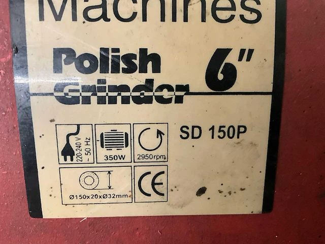 Hbm sp 150p polijstmachine - afbeelding 6 van  6
