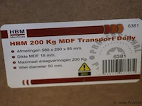 Hbm transport dolly - 2 stuks - afbeelding 2 van  4