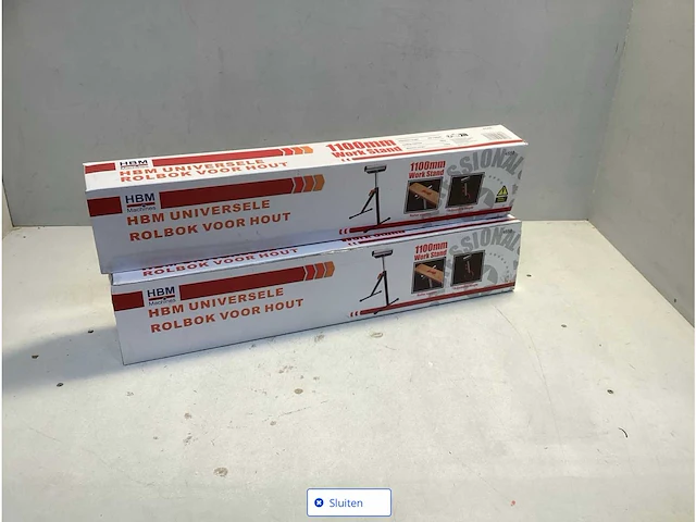 Hbm universele rolbok 1100mm (2x) - afbeelding 3 van  7