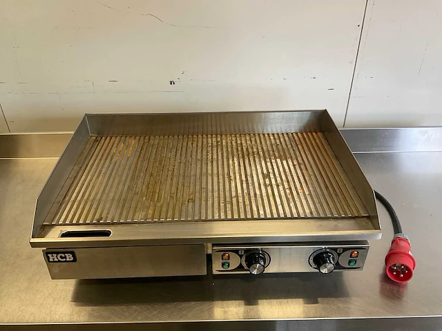 Hcb eg-820-3 | grill- en bakplaat - gegroefd - afbeelding 4 van  5