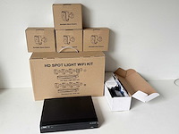 Hd spot light wifi kit. 4 camera's met lamp + dvr - afbeelding 1 van  5