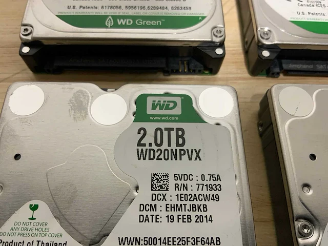 Hdd wd 2,5” sata 2 tb - afbeelding 3 van  5