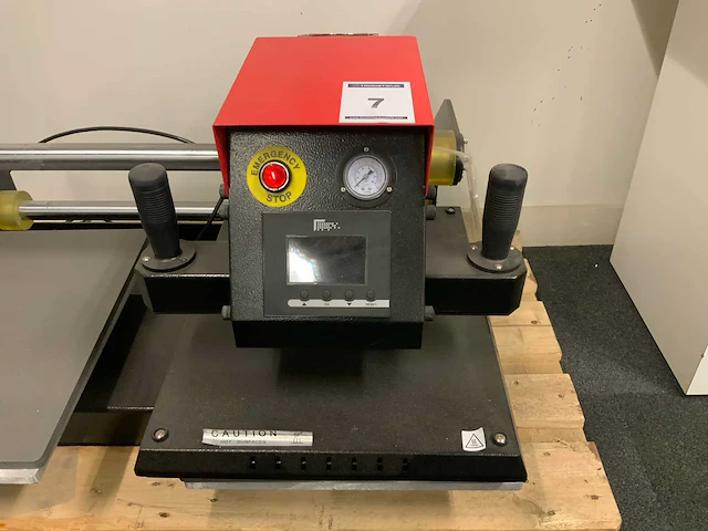 Hdp. ttp 50 twin pneumatische transferwarmtepers - afbeelding 3 van  5