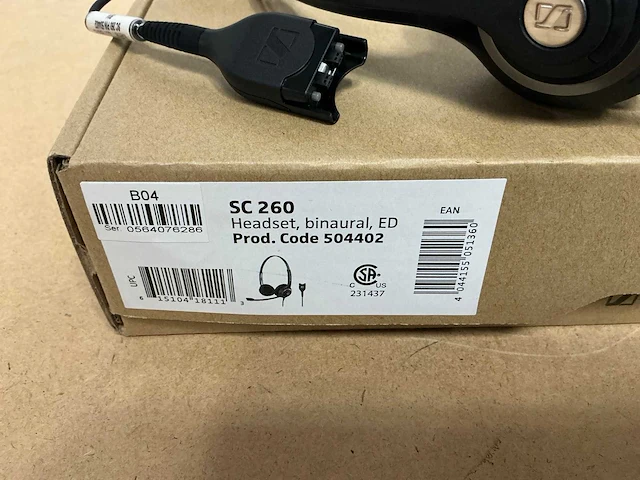 Headset - sennheiser - sc 260 - afbeelding 2 van  2