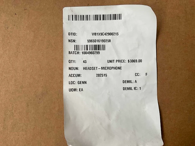 Headset- microphone kit - afbeelding 4 van  4