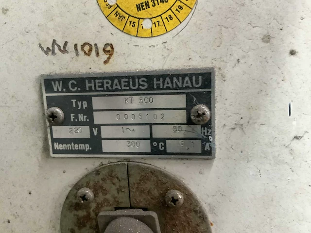 Heaeus kt500 oven - afbeelding 5 van  5