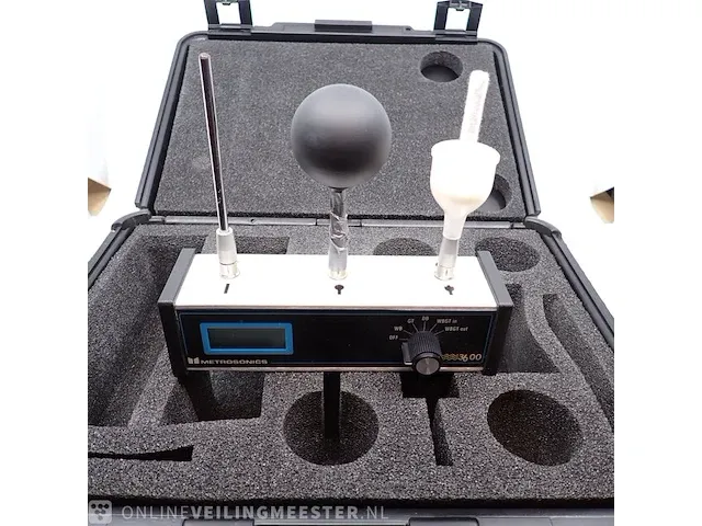 Heat stress monitor metrosonics, zwart - afbeelding 1 van  3