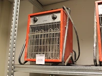 Heater eurom max. 4,5 kw. 380v.