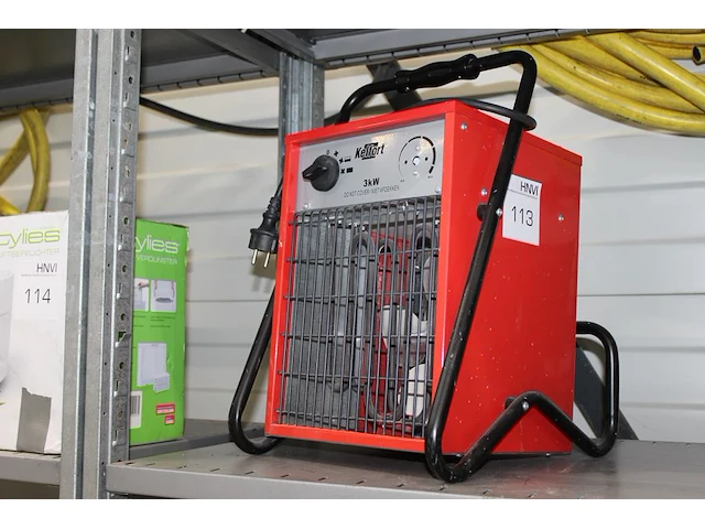 Heater kelfort 3kw. knop ontbreekt. - afbeelding 1 van  2