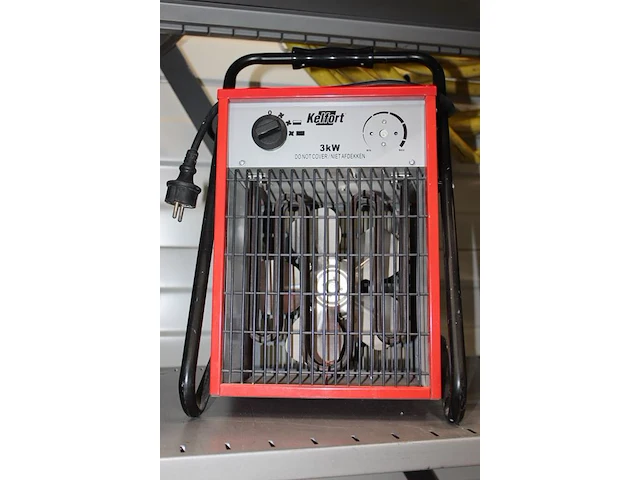 Heater kelfort 3kw. knop ontbreekt. - afbeelding 2 van  2