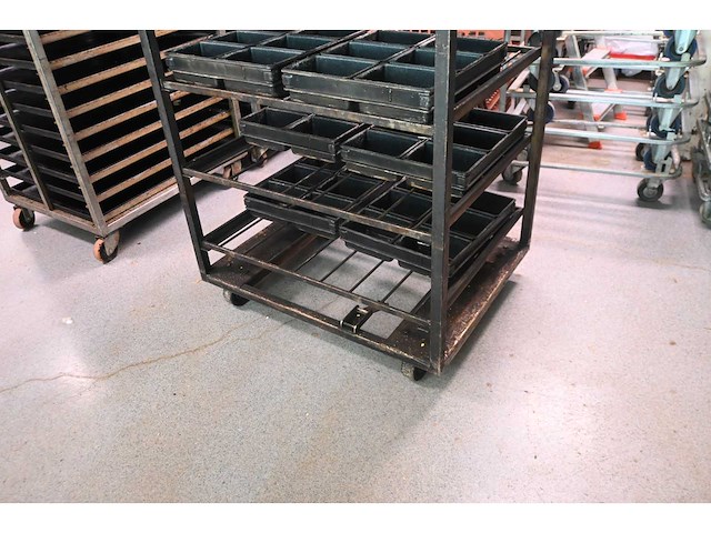 Hebaco aerostatic rvs 7-delige bakkerij oven rekkenwagen (5x) - afbeelding 4 van  4