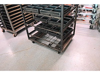 Hebaco aerostatic rvs 7-delige bakkerij oven rekkenwagen (5x) - afbeelding 4 van  4