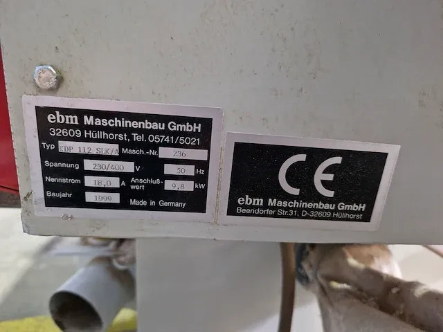 Hebrock - ebm - kdp 112 slk - kantaanlijmmachine - afbeelding 8 van  16