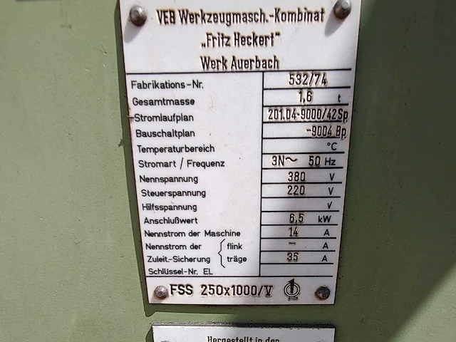 Heckert - veb 532/74 - konsole freesmachine met draaibare kop - afbeelding 11 van  30