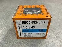 Heco - fix-plus - cilinderkop-voldraad - spaanplaatschroef 4x45 mm (15x)