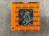 Heco - fix-plus - cilinderkop-voldraad - spaanplaatschroef 4x45 mm (15x) - afbeelding 2 van  3
