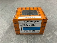 Heco - fix plus - spaanplaatschroef ø3,5x35 mm (10x)