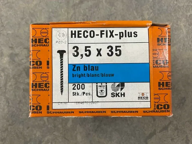 Heco - fix plus - spaanplaatschroef ø3,5x35 mm (15x) - afbeelding 3 van  3