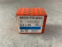 Heco - spaanplaatschroef 3.5x25 mm (40x) - afbeelding 1 van  4