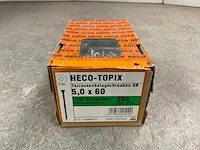 Heco - topix - freeskop torx - vlonderschroef 5x60 mm (5x)