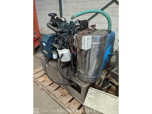 Heetwater hogedrukreiniger unit portotecnica waterkracht - hot aqua blaster, kokend heet water - afbeelding 2 van  14