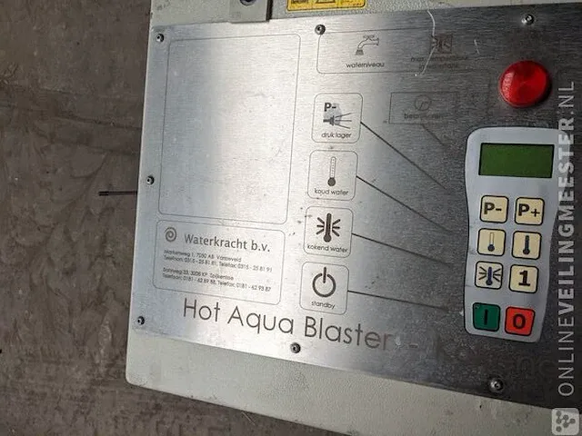 Heetwater hogedrukreiniger unit portotecnica waterkracht - hot aqua blaster, kokend heet water - afbeelding 5 van  14