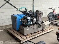 Heetwater hogedrukreiniger unit portotecnica waterkracht - hot aqua blaster, kokend heet water - afbeelding 1 van  14