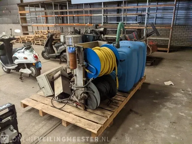 Heetwater hogedrukreiniger unit portotecnica waterkracht - hot aqua blaster, kokend heet water - afbeelding 10 van  14