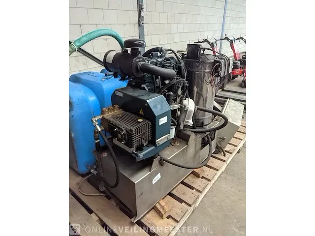Heetwater hogedrukreiniger unit portotecnica waterkracht - hot aqua blaster, kokend heet water - afbeelding 14 van  14