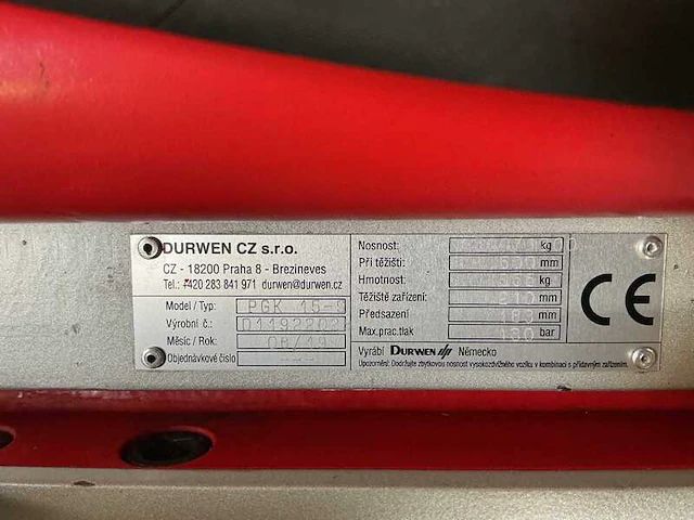 Heftruck accessoires, durwen, fem 2 pgk 15-s, 2019 - afbeelding 3 van  4