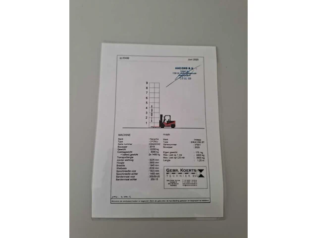 Heftruck hangcha, cpd80j, bouwjaar 2019 - afbeelding 32 van  38