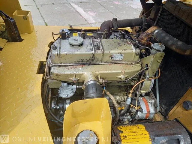 Heftruck hyster, h40h diesel, geel - afbeelding 12 van  19