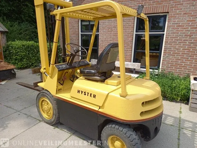 Heftruck hyster, h40h diesel, geel - afbeelding 4 van  19