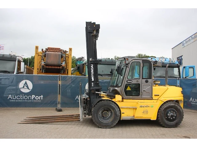 Heftruck hyundai 80d-9 diesel 8000kg 5.5m - afbeelding 1 van  1