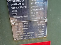 Heftruck jungheinrich, dfg 25, bouwjaar 2001 - afbeelding 15 van  17
