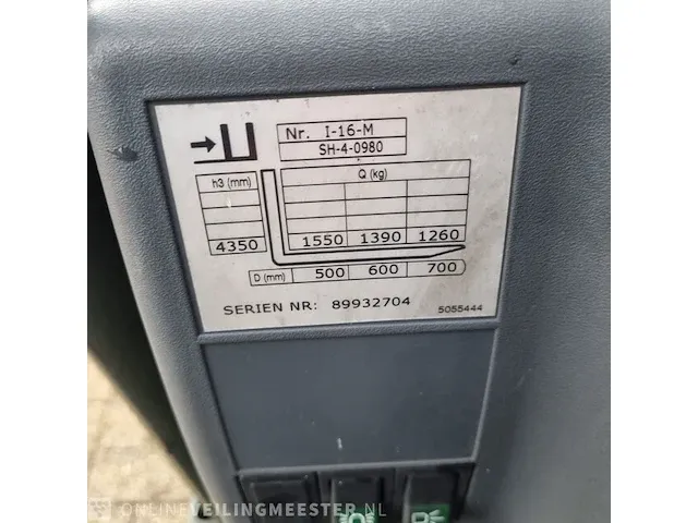 Heftruck jungheinrich, efg df 16, bouwjaar 2003 - afbeelding 7 van  23