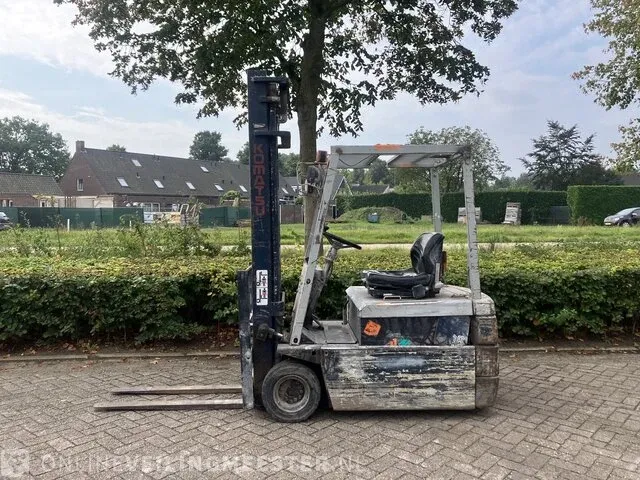 Heftruck komatsu, fb18m-2, grijs, bouwjaar 1990 - afbeelding 6 van  13