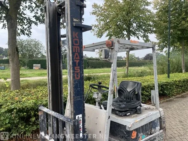 Heftruck komatsu, fb18m-2, grijs, bouwjaar 1990 - afbeelding 11 van  13