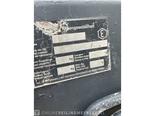 Heftruck linde, h30d, rood, bouwjaar 1990 - afbeelding 2 van  13