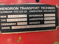 Heftruck lpg, clark, c500 y30, rood, 1971 - afbeelding 3 van  29