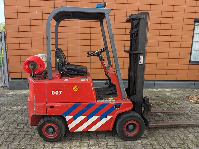 Heftruck lpg, clark, c500 y30, rood, 1971 - afbeelding 1 van  29