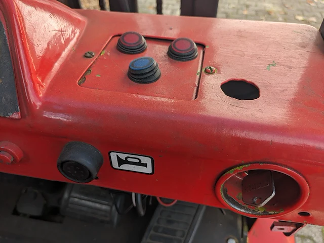Heftruck lpg, clark, c500 y30, rood, 1971 - afbeelding 14 van  29