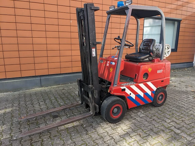 Heftruck lpg, clark, c500 y30, rood, 1971 - afbeelding 16 van  29